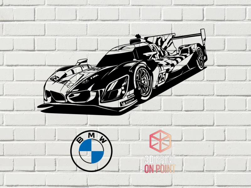 BMW M Hybrid V8 HYPERCAR 24H Le Mans - ARTE DE PAREDE 2D