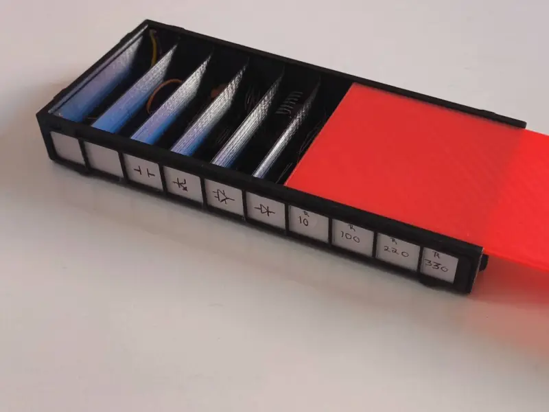 Direnç (ve diğer elektronik bileşenler) Saklama Kutusu