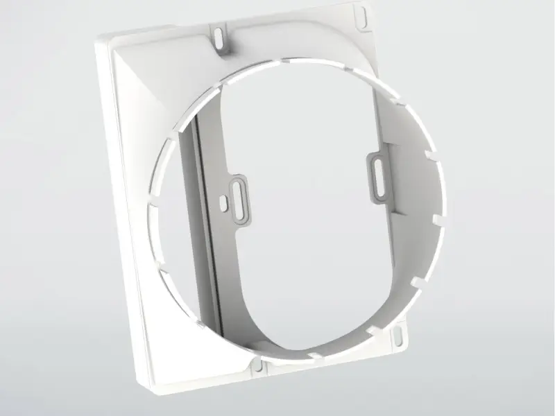 Brida (Adaptador de boquilla, conducto de cubierta de ventilación) ASIC S19, etc.