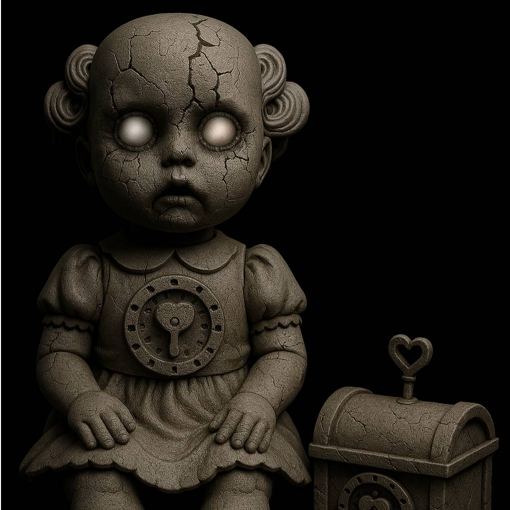 Scary Halloween Doll with Box
