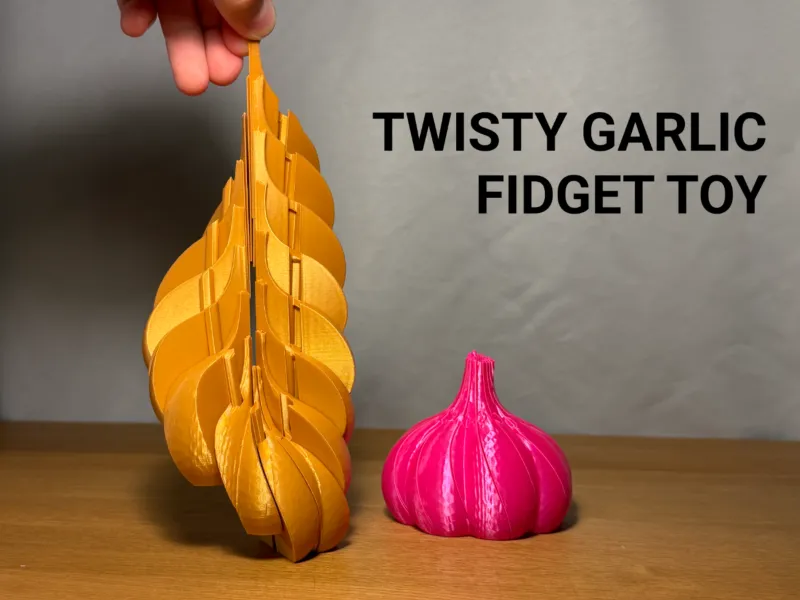 Twisty Garlic Fidget Toy