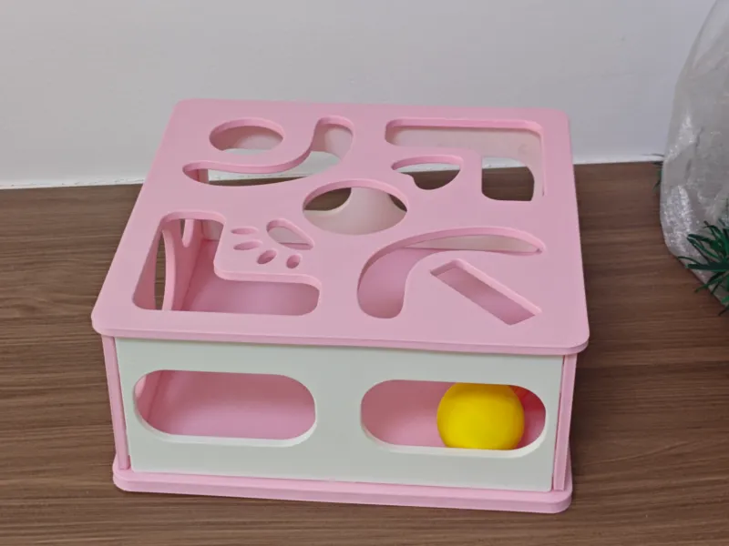 Caixa da Felicidade para Gatos _ Brinquedo Interativo e Educativo para Escavar