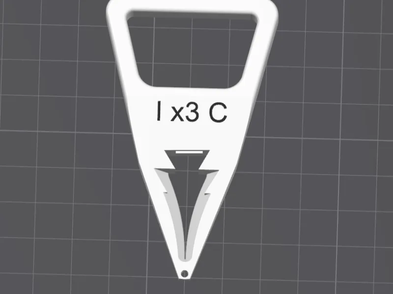 2-in-1 Bottle Opener & Tick Remover (Print-in-Place)
