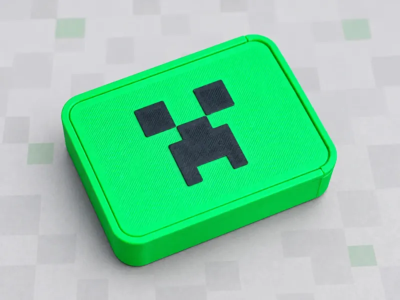 Cutie pentru cărți Minecraft Creeper – Capac glisant
