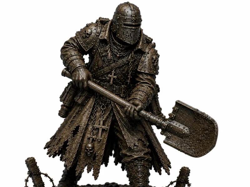 Grimdark WW1 utopie trenchman sapper