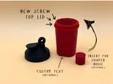 Shaker Keychain with sound-0