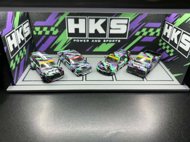 HKS Diecast Garage Display
