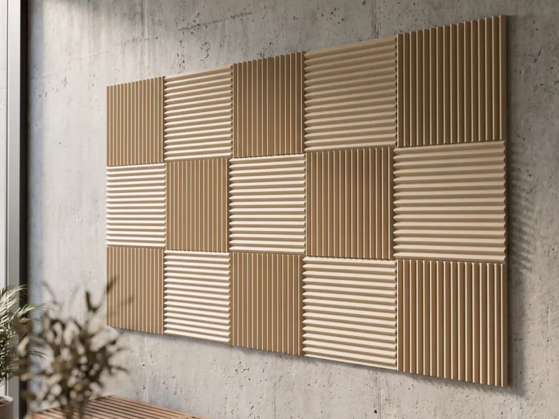 Anamorphic Wall Panel 200mm - Shifts As You Walk Past