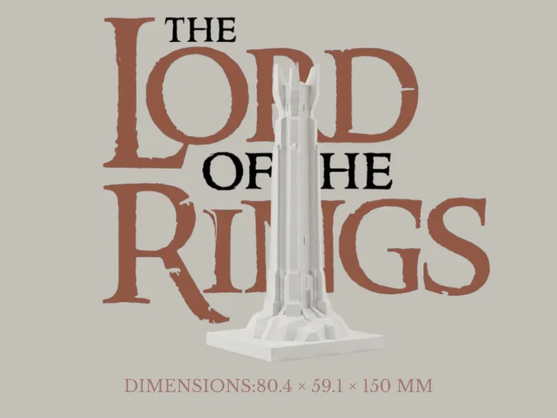 Orthanc - Isengard Tower - LOTR 3D Model