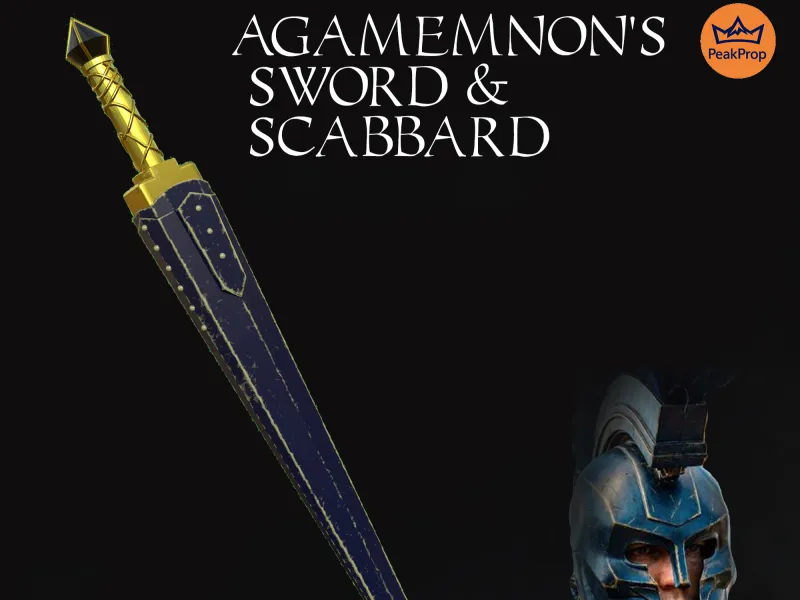 Agamemnon's Sword & Scabbard – The Odyssey (2026) Inspired S