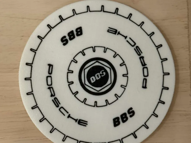 Porsche BBS Rim Complete with Holder