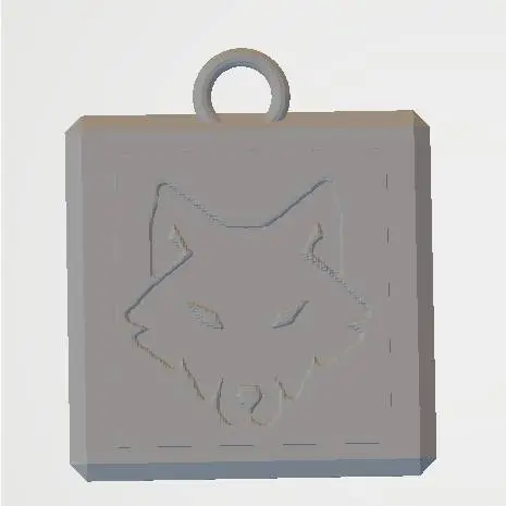 SPECTRE WOLF KEY CHAIN