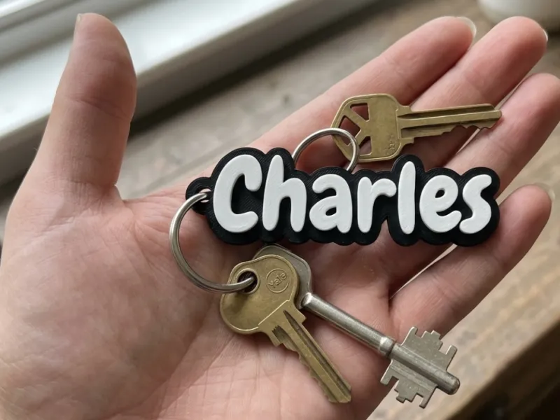 Llavero con nombre Charles
