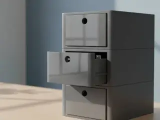 Stackable drawer gabinet
