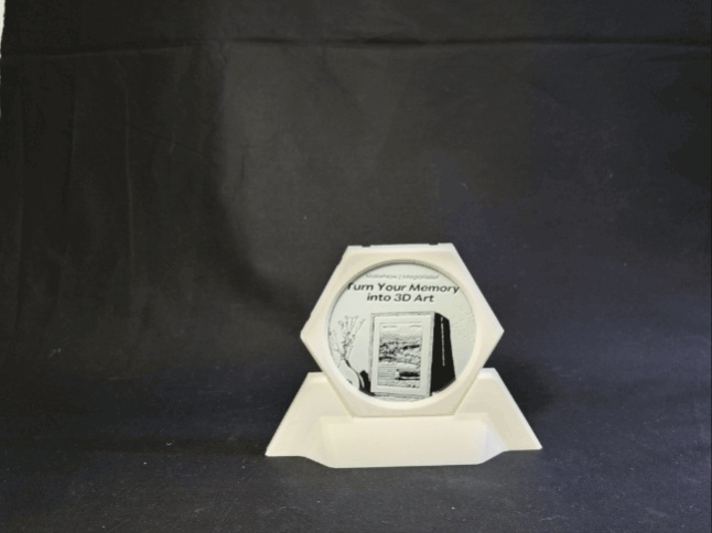 Modular Hexagon MagicRelief Frame – Desk Stand & Wall Art-0