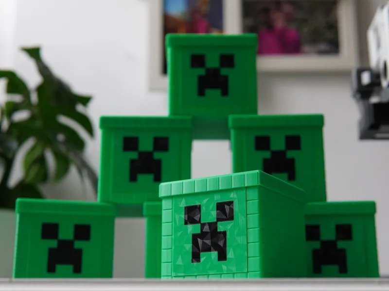 Minecraft Creeper Gift Box 80MM (low weight)