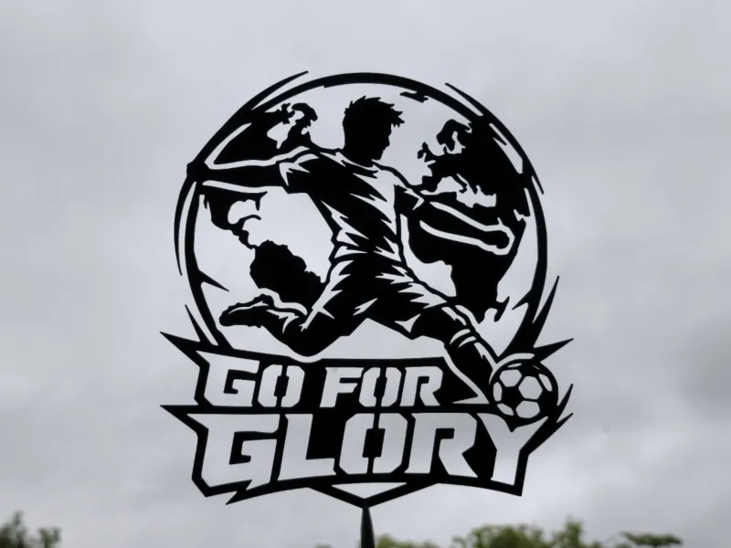 Go For Glory Soccer Wall Art Decor