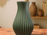 Vase - Modern Twisted Vase STL | Decorative Flower Vase-1