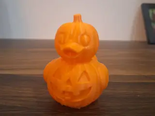 Pumpkin Rubber Duck