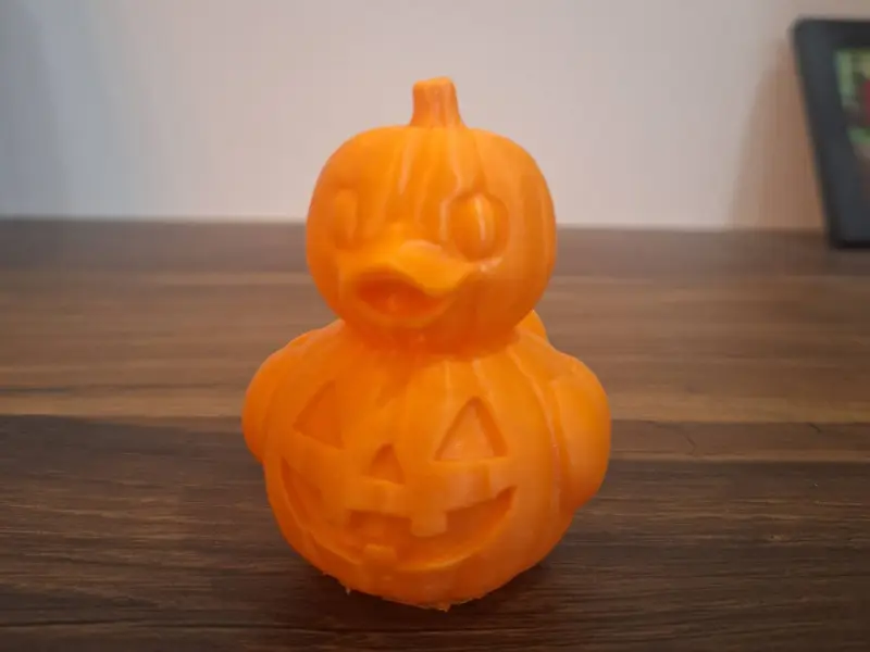 Pumpkin Rubber Duck