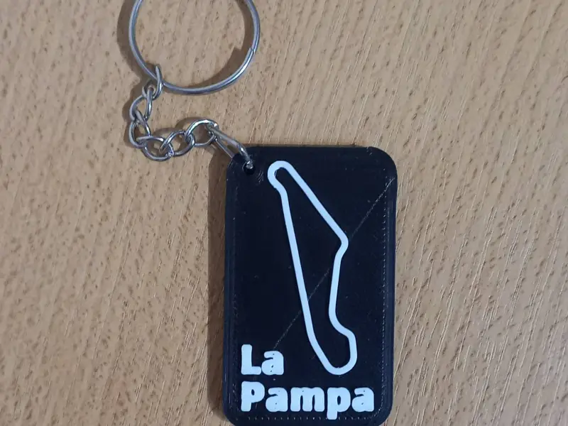 La Pampa Circuit keychain