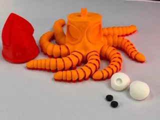 Articulated Cute Octopus