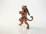 Leopard Lady Anthropomorphic Female Figurine 3D Printable-0