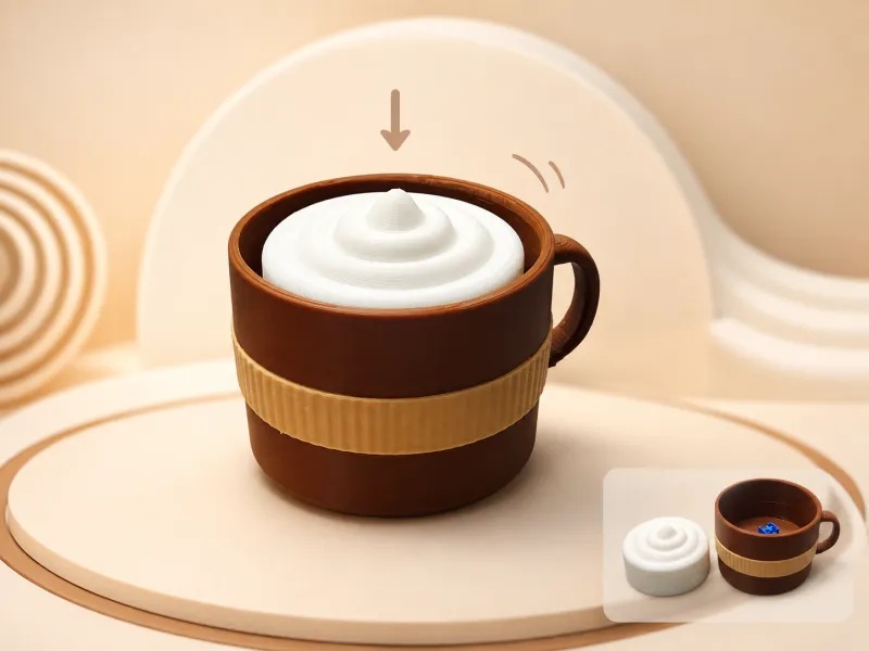 奶盖咖啡杯点击器