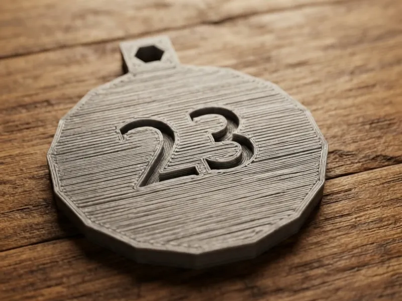Number 23 Tag