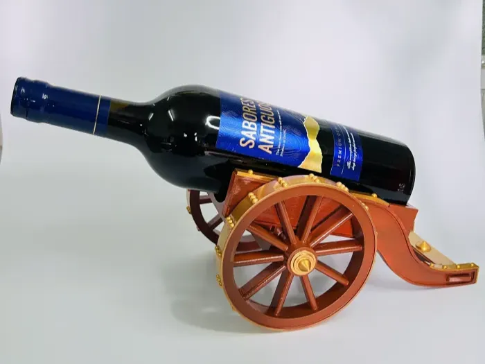 SUPORTE PARA VINHO CANHÃO (SUPORTE PARA GARRAFAS)