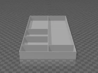 Simple tray for a drawer