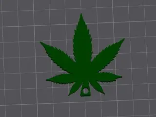 WEED KEY CHAIN