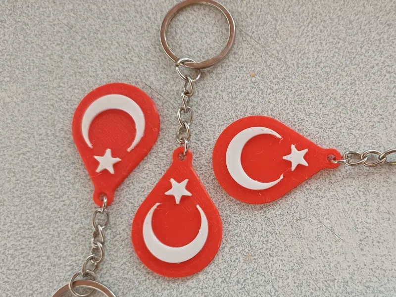 Porte-clés_goutte_de_sang_drapeau_turc