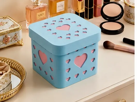 Heart Cutout Gift Box with Lid - Mother's Day Box