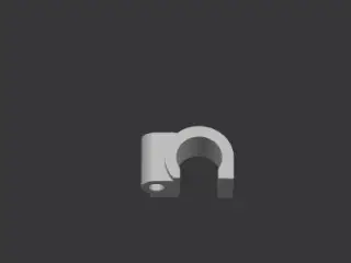 Parametric Cable clip