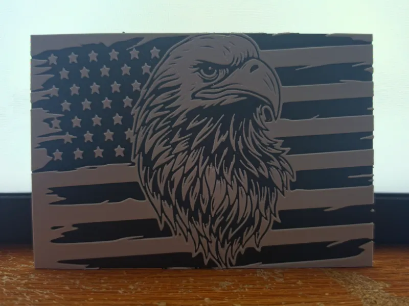 Eagle Flag Hueforge