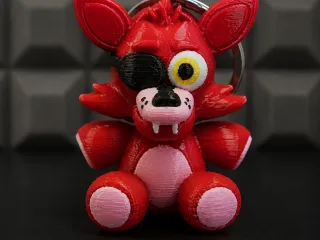 foxy plush 3d model with cfs