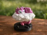 Sleeping Floating Dragon on a cloud-0