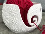 Yarn Bowl | Flower Pattern-0