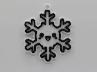 Cute Snow Slake Keychain