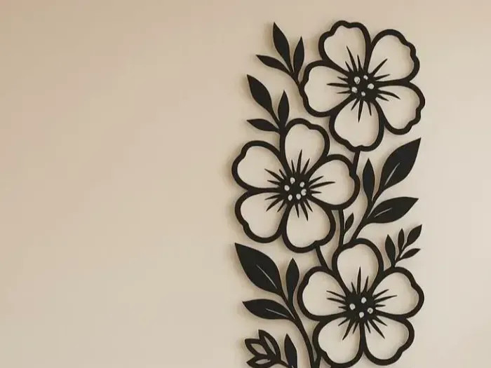 Décoration Murale Fleur Moderne