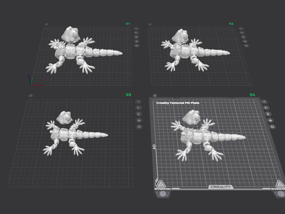 Iguana Figurine - Miniatures - PLA - 3D printed product - фото 2