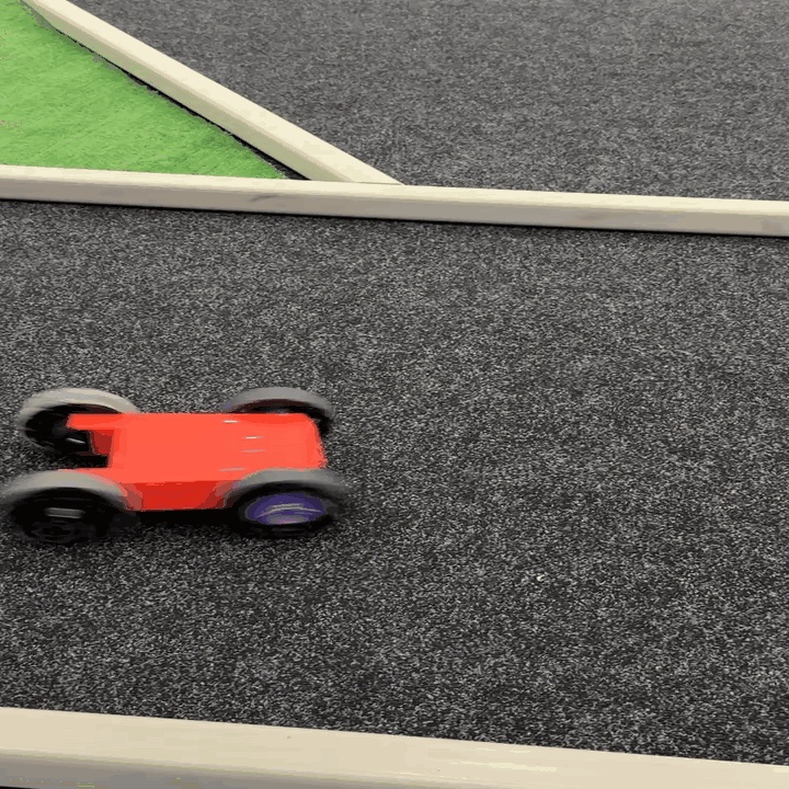 HWRC - fast homemade wheeled RC robot with a brushless motor