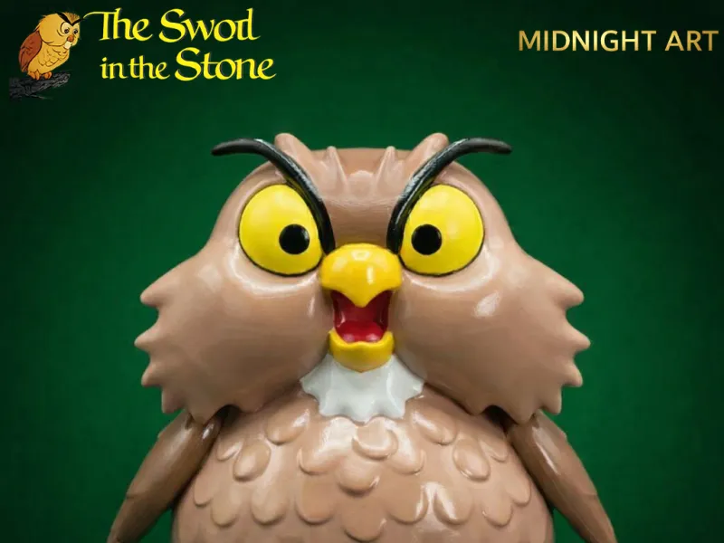 Archimedes Owl 3D Model
