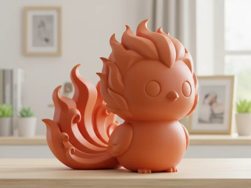 🔥 Chibi Fire Phoenix Pop! 🐦