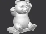 Мишка на качели-0