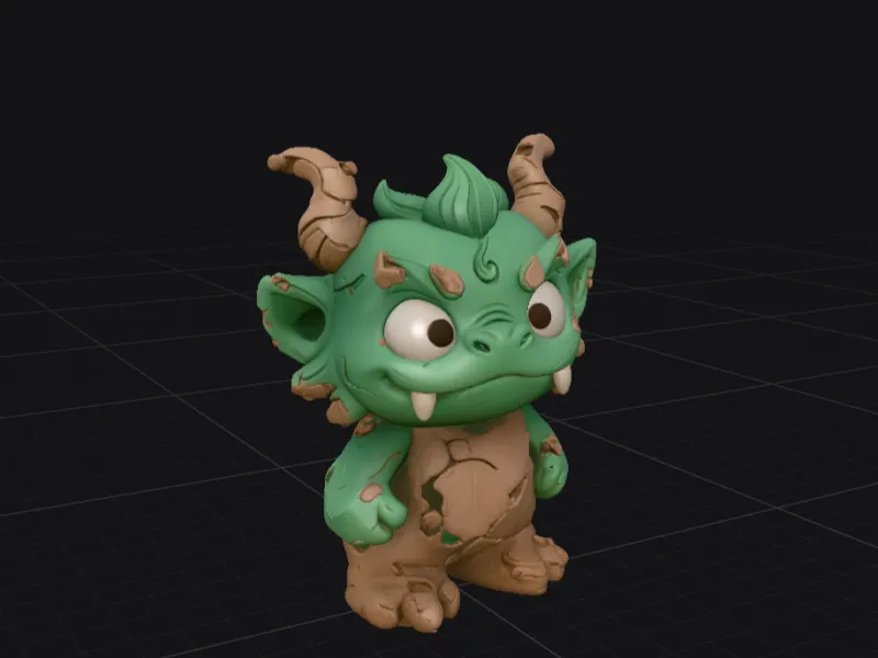 Cute Forest Baby Monster – 3D Printable STL Figure