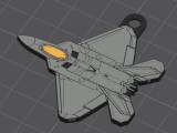 F22 Multi-Colour Keychain / Keyring-0