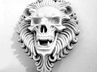 Lion's Elegance Wall Display