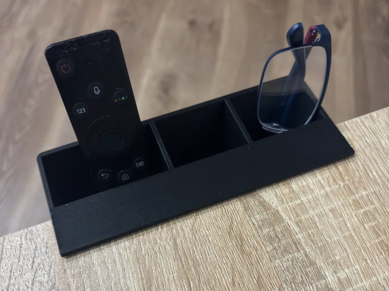 Out of the way - Lounge Room TV Remote Holder